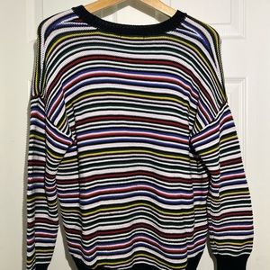 Multicolor stripe sweater